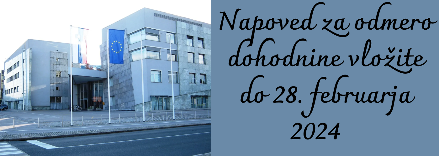 Obresti, dobiek iz kapitala, dividende, najemnine, IFI - napovedi oddajte do 28. februarja 2024