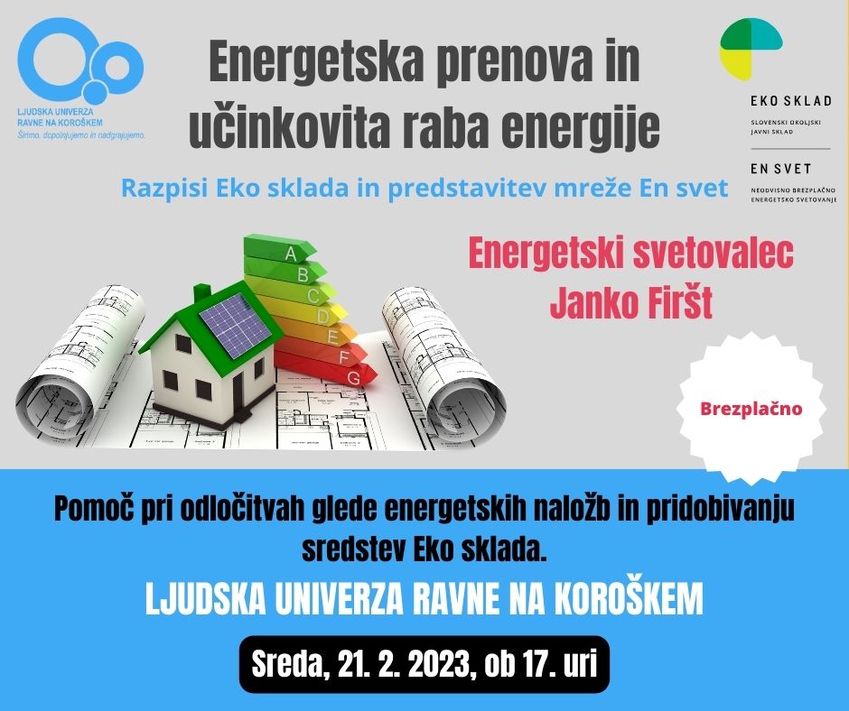 Energetska prenova in uinkovita raba energije